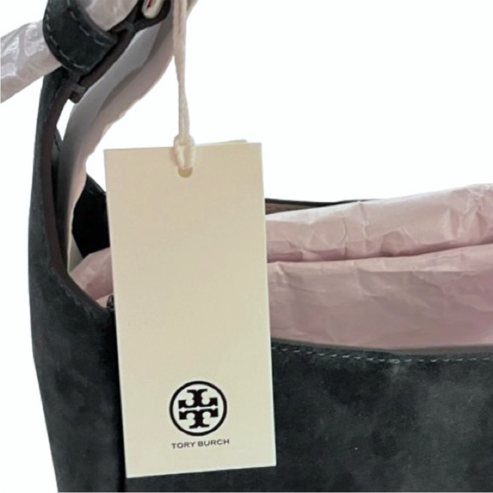🆕- Tory Burch-Thea Suede Crossbody/Shoulder Bag. Warm Teal. NWT Gorgeous - Picture 12 of 12